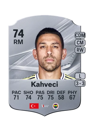 Kahveci - 74 - Rare EA FC 27 card
