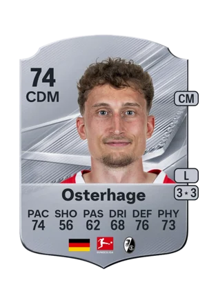 Osterhage - 74 - Rare EA FC 27 card