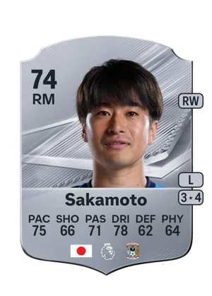 Sakamoto - 74 - Rare EA FC 27 card