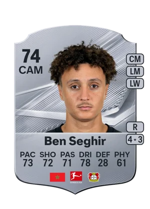 Ben Seghir - 74 - Rare EA FC 27 card