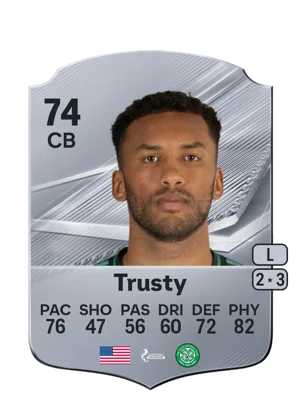 Trusty - 74 - Rare EA FC 27 card