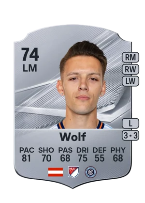 Wolf - 74 - Rare EA FC 27 card