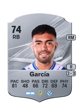 García - 74 - Rare EA FC 27 card
