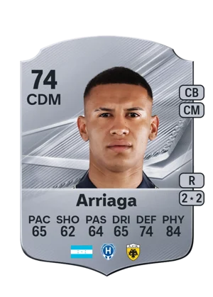 Arriaga - 74 - Rare EA FC 27 card