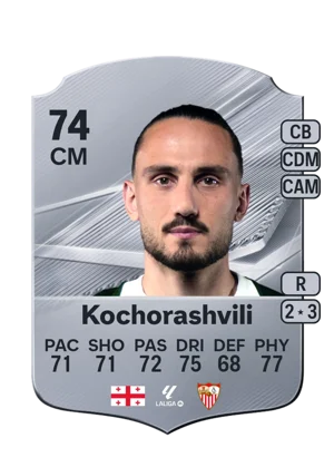 Kochorashvili - 74 - Rare EA FC 27 card