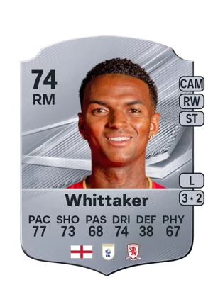 Whittaker - 74 - Rare EA FC 27 card