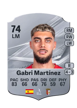 Gabri Martínez - 74 - Rare EA FC 27 card