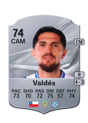 Valdés - 74 - Rare EA FC 27 card