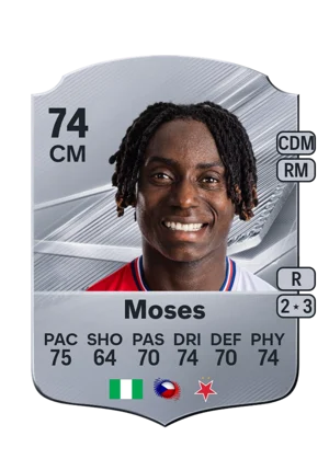 Moses - 74 - Rare EA FC 27 card