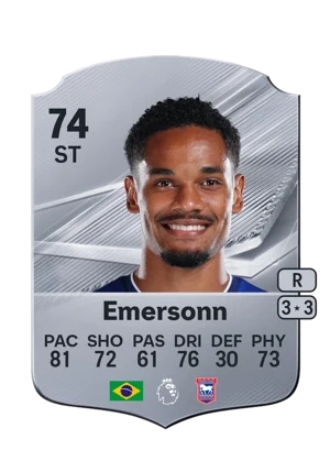 Emersonn - 74 - Rare EA FC 27 card