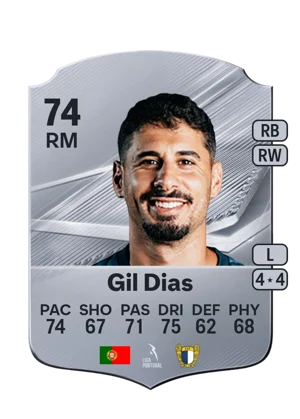 Gil Dias - 74 - Rare EA FC 27 card