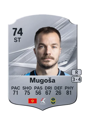 Mugoša - 74 - Rare EA FC 27 card