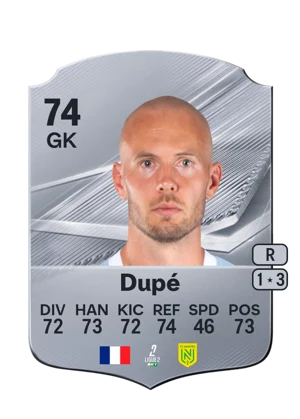 Dupé - 74 - Rare EA FC 27 card