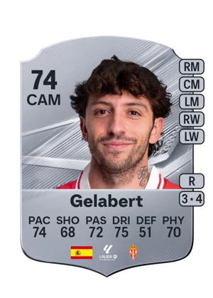 Gelabert - 74 - Rare EA FC 27 card
