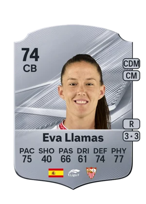 Eva Llamas - 74 - Rare EA FC 27 card