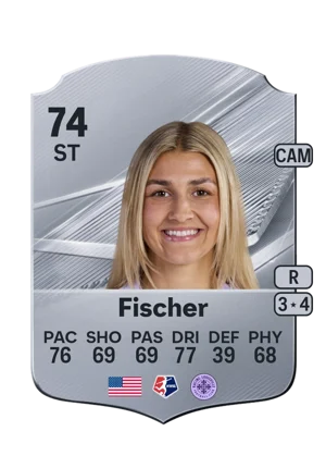 Fischer - 74 - Rare EA FC 27 card