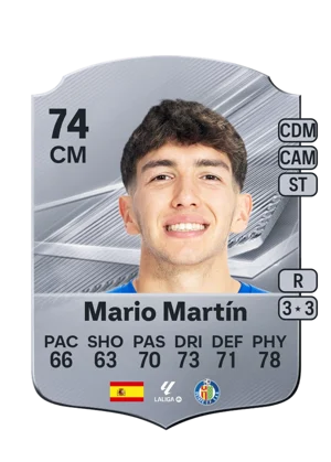 Mario Martín - 74 - Rare EA FC 27 card