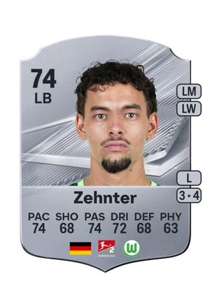 Zehnter - 74 - Rare EA FC 27 card