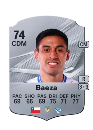 Baeza - 74 - Rare EA FC 27 card