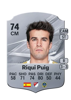 Riqui Puig - 74 - Rare EA FC 27 card