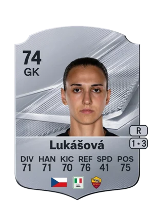 Lukášová - 74 - Rare EA FC 27 card
