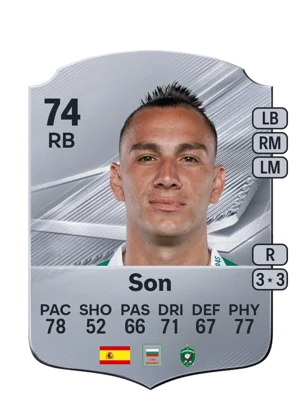 Son - 74 - Rare EA FC 27 card
