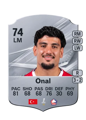 Önal - 74 - Rare EA FC 27 card