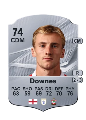 Downes - 74 - Rare EA FC 27 card