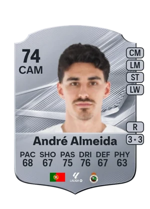 André Almeida - 74 - Rare EA FC 27 card