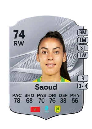 Saoud - 74 - Rare EA FC 27 card