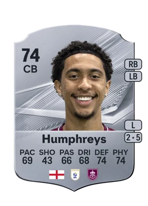 Humphreys - 74 - Rare EA FC 27 card