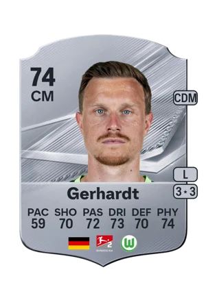 Gerhardt - 74 - Rare EA FC 27 card