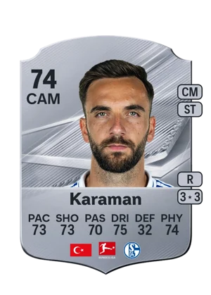 Karaman - 74 - Rare EA FC 27 card
