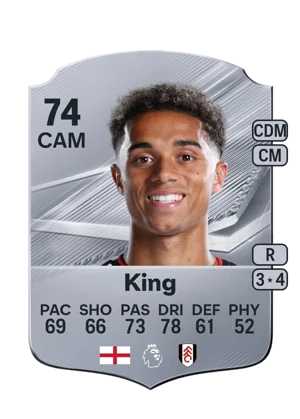 King - 74 - Rare EA FC 27 card