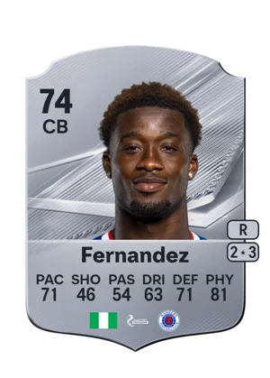 Fernandez - 74 - Rare EA FC 27 card