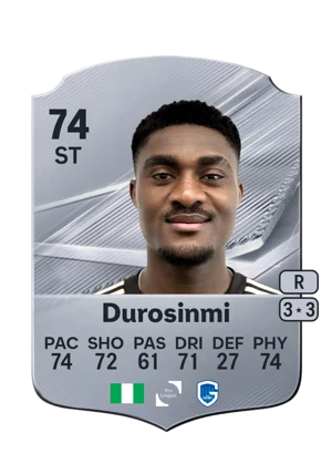Durosinmi - 74 - Rare EA FC 27 card
