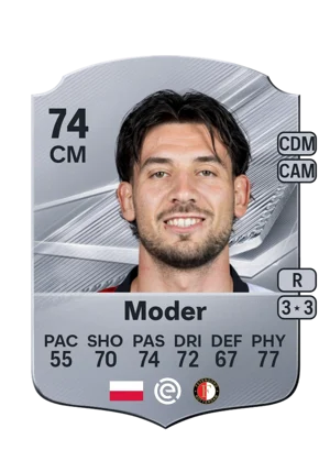 Moder - 74 - Rare EA FC 27 card