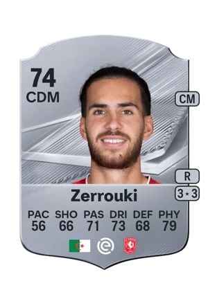 Zerrouki - 74 - Rare EA FC 27 card