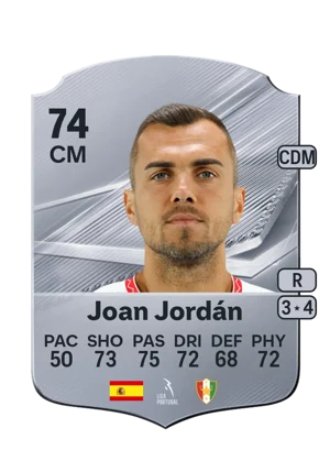 Joan Jordán - 74 - Rare EA FC 27 card
