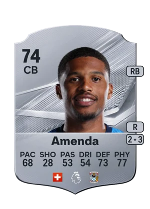 Amenda - 74 - Rare EA FC 27 card