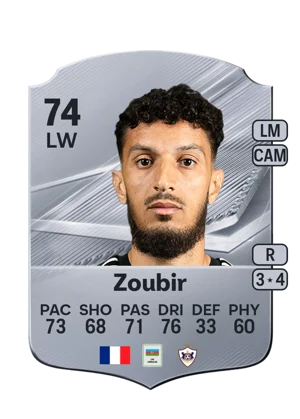 Zoubir - 74 - Rare EA FC 27 card