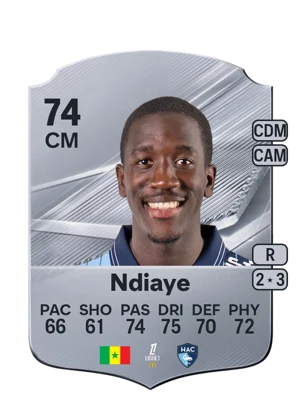 Ndiaye - 74 - Rare EA FC 27 card