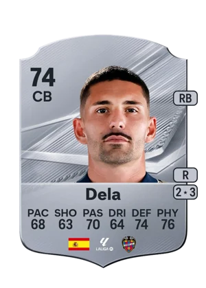 Dela - 74 - Rare EA FC 27 card