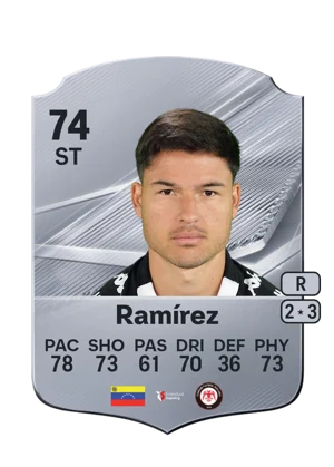 Ramírez - 74 - Rare EA FC 27 card