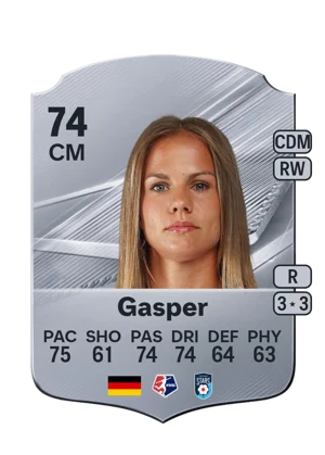 Gasper - 74 - Rare EA FC 27 card