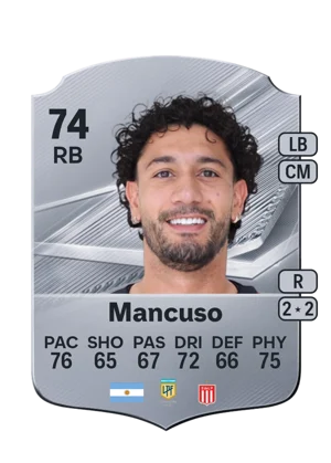 Mancuso - 74 - Rare EA FC 27 card