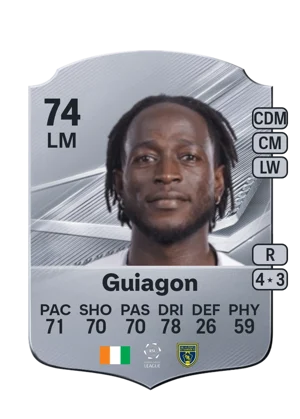 Guiagon - 74 - Rare EA FC 27 card