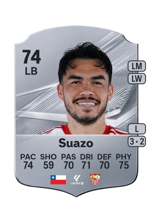 Suazo - 74 - Rare EA FC 27 card