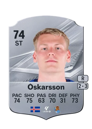 Óskarsson - 74 - Rare EA FC 27 card