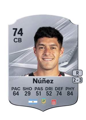 Núñez - 74 - Rare EA FC 27 card